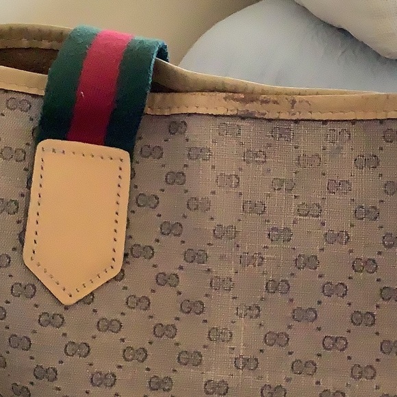 Gorgeous Gucci Vintage Tote ❤️❤️💚 - Picture 10 of 16